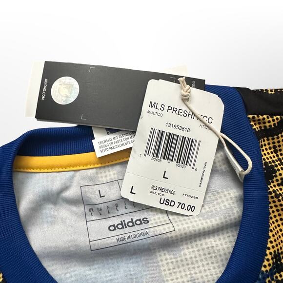 adidas Men’s SS Jersey Size L Marvel Kick Childhood Cancer MLS Soccer HT3238 NWT - Picture 5 of 7